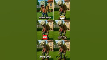 Pvz: Zombie in Different Styles #pvz #shorts