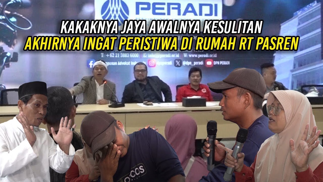 MESKI AWALNYA SULIT | KAKAKNYA JAYA AKHIRNYA BISA MENGINGAT PERISTIWA DI RUMAH RT PASREN