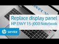 Replace the display panel | HP ENVY 15-j000 Notebook | HP Support