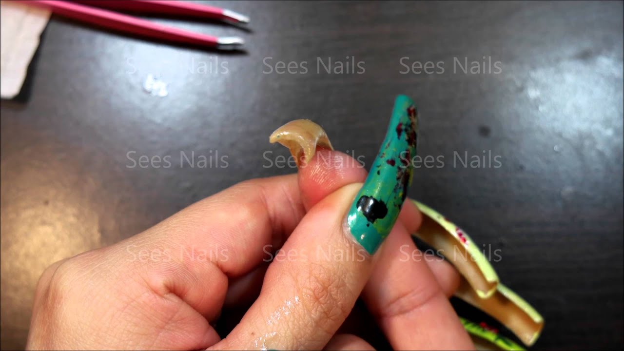 Repairing A Broken Fingernail [tea bag method] YouTube