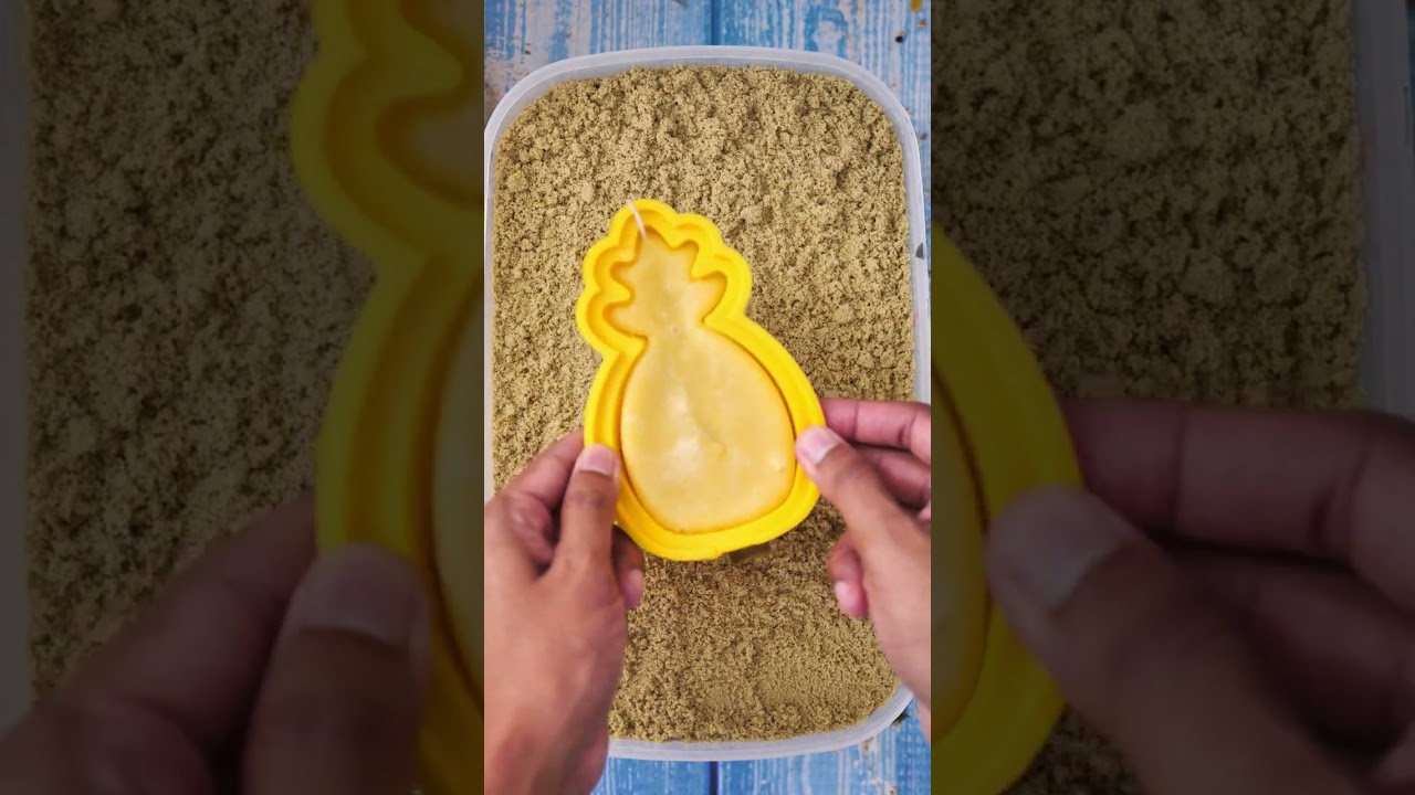 DIY craft pineapple 🍍 from candle 