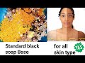 HOW TO MAKE A BLACK SOAP BASE FOR ALL SKIN TYPE  #howto #halfcast #caramel #melaninskin #blacksoap