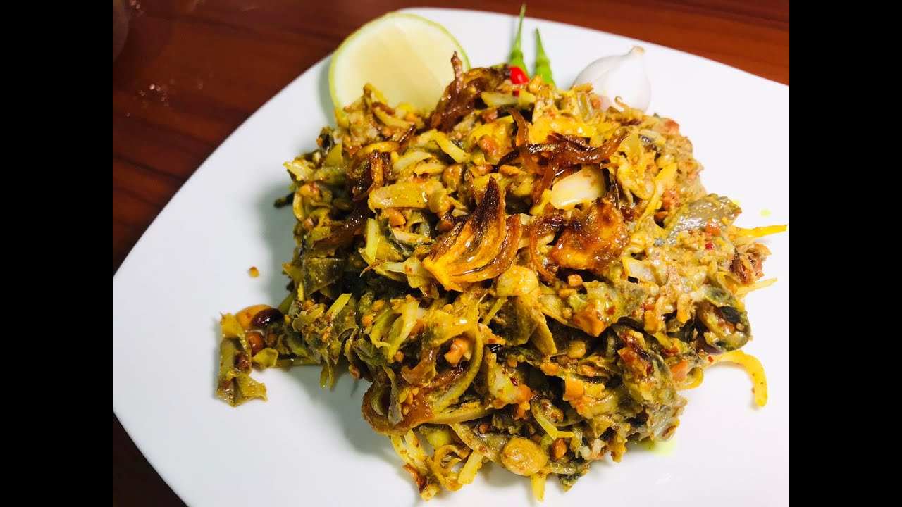 ငှက်ပျောဖူးသုပ် 🥗😋 - Banana Bud Salad  