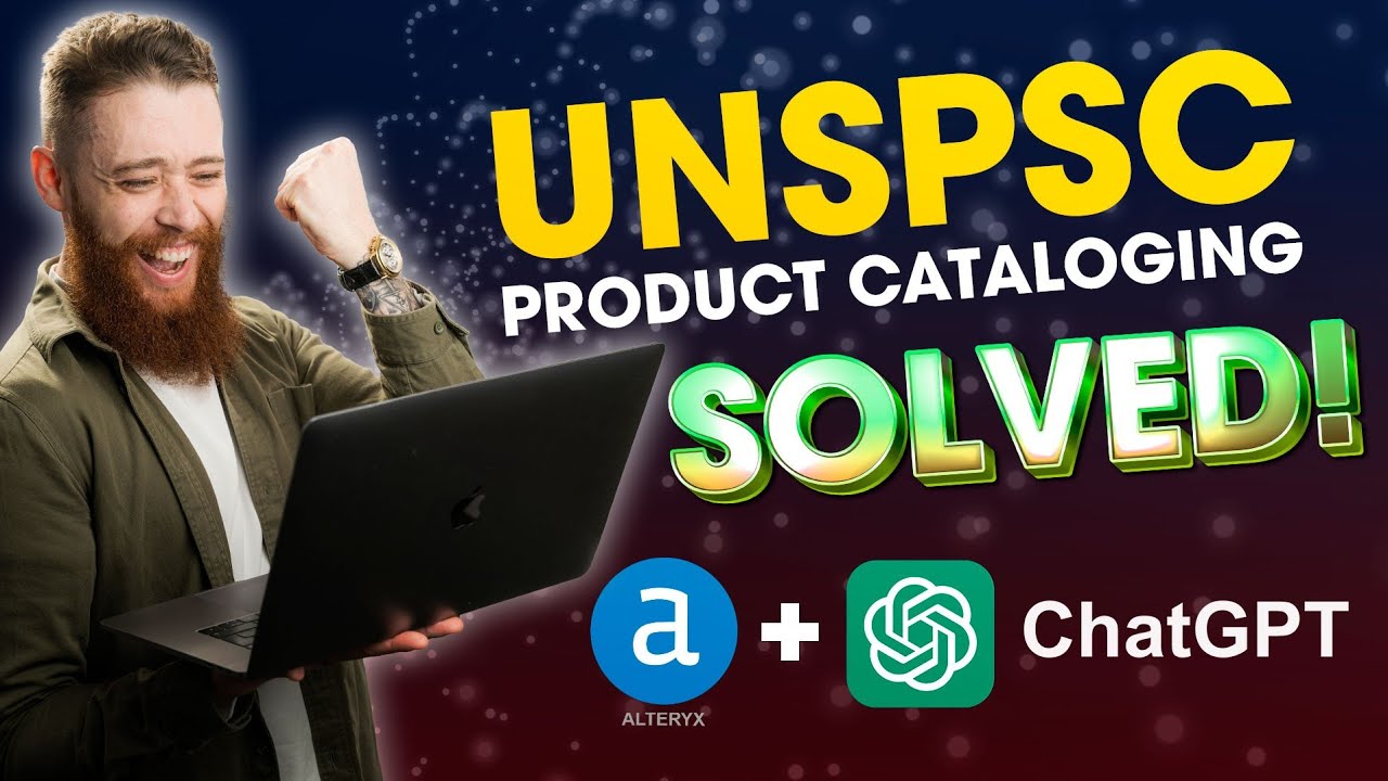 We solved UNSPSC product cataloging issues using Alteryx and ChatGPT