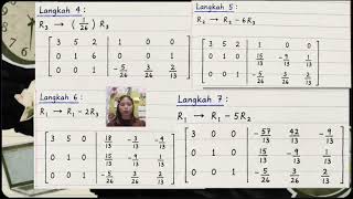 Tugas Aljabar Linear tentang penyelesaian matriks menggunakan metode operasi baris elementer
