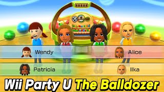 The Balldozer  Wendy vs Alice vs Patricia vs Ilka | Wii Party U  AlexGaming