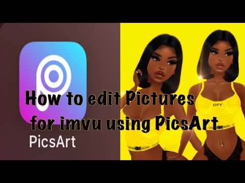 How to edit imvu pictures on mobile!!!