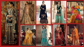 Latest Fancy Gharara Sharara Design2022 Gharara Sharara Desiging Ideas