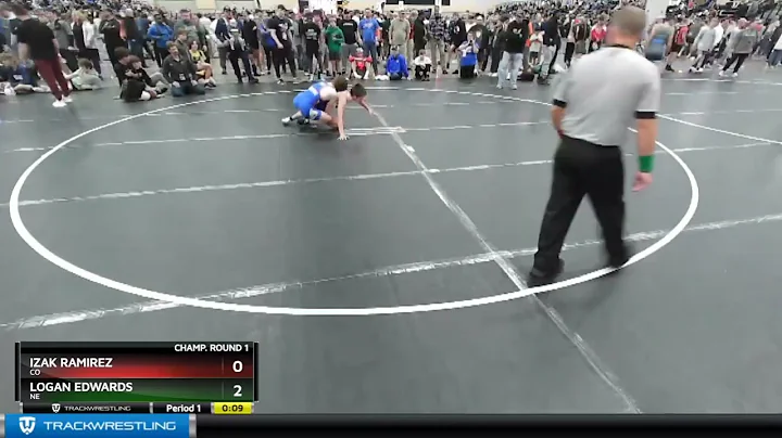 120 Lbs Champ. Round 1 - Izak Ramirez, CO Vs Logan...