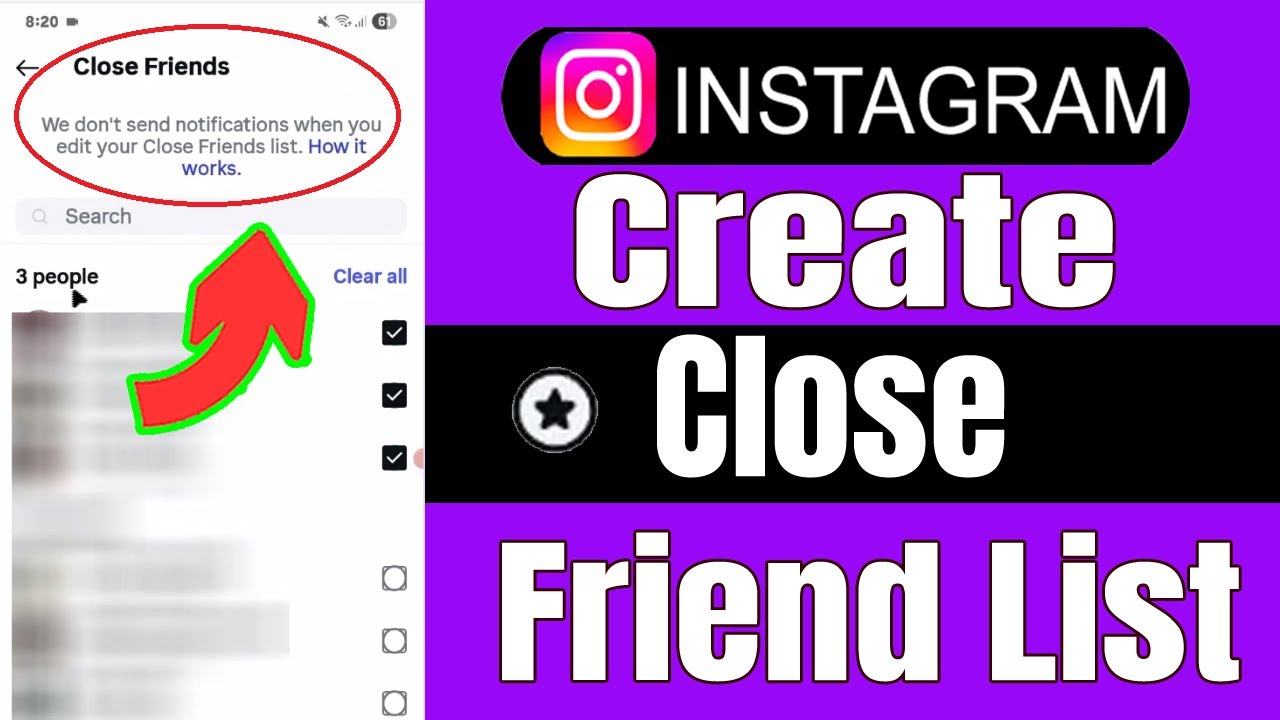 Как создать список близких друзей в Instagram