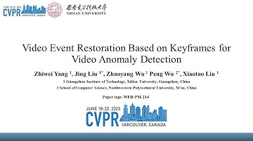 [CVPR2023] Video Event Restoration Based on Keyframes for Video Anomaly Detection