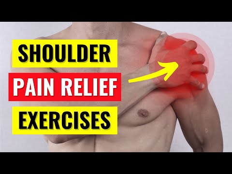 Shoulder PAIN Exercises and Stretches for FAST Pain Relief - 5 minute routine