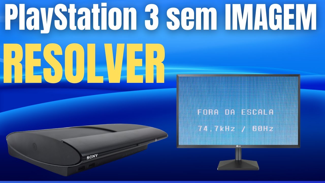 プレステ3 本体 テレビ見れます PS3 NÃO APARECE IMAGEM na TV? SOLUÇÃO - YouTube
