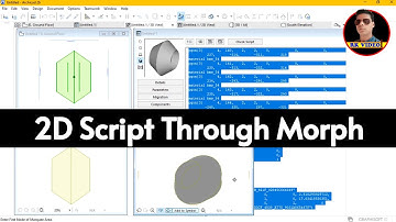 | Archicad Tutorial | - | 2D & 3D Sketch through morph Tool in 2D Scrpiting Method | rkvideo1 |
