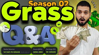 Grass Airdrop New Updates - Binance, Season 02, Wallet, Connection etc.