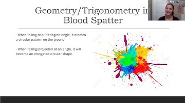 Math in Crime Scene Investigation
