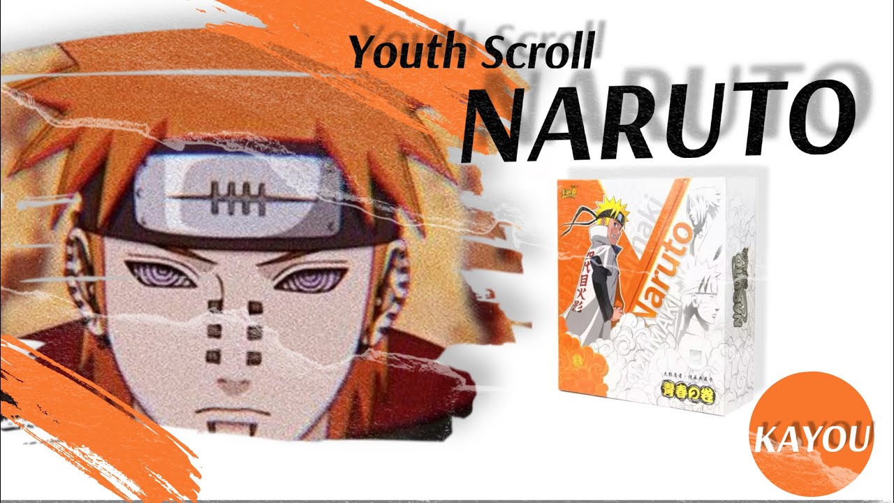 РАСПАКОВКА БОКСА С КАРТОЧКАМИ ПО НАРУТО ОТ Kayou Youth Scroll