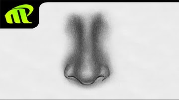 Drawing a Nose  -  Time Lapse