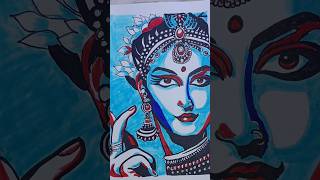 odissi / madhubani painting  #drawing #paridaarts