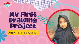 🚀Airin Create Her First Digital Drawing | Kinari Art