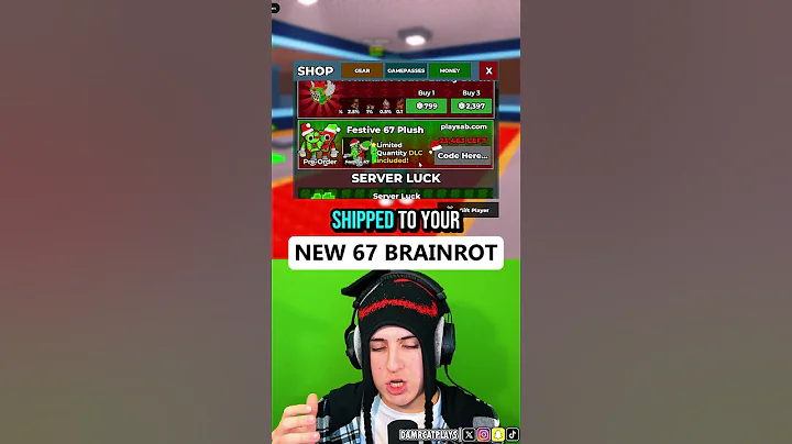 NEW Festive 67 Code in Steal a Brainrot