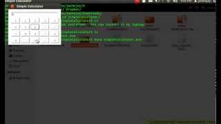 Running simple calculator on mono