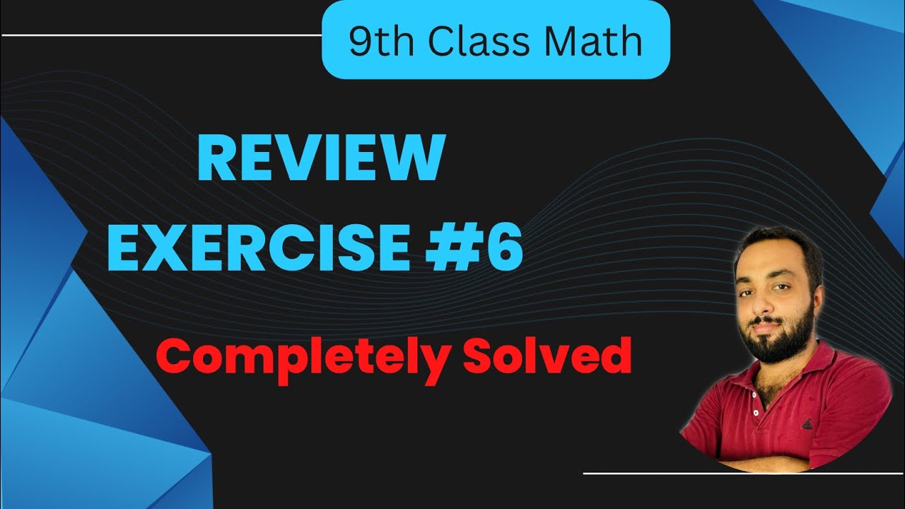 Review Exercise 6 class Math 9 - YouTube