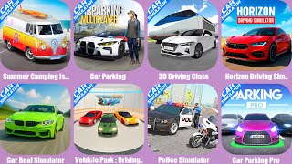 Car Parking Multiplayer,3D Driving Class,Summer Camping,Horizon Driving Simulator,Car Parking Pro screenshot 2