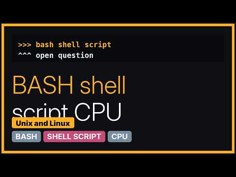 Unix & Linux: Bash Script for evaluation of the CPU usage