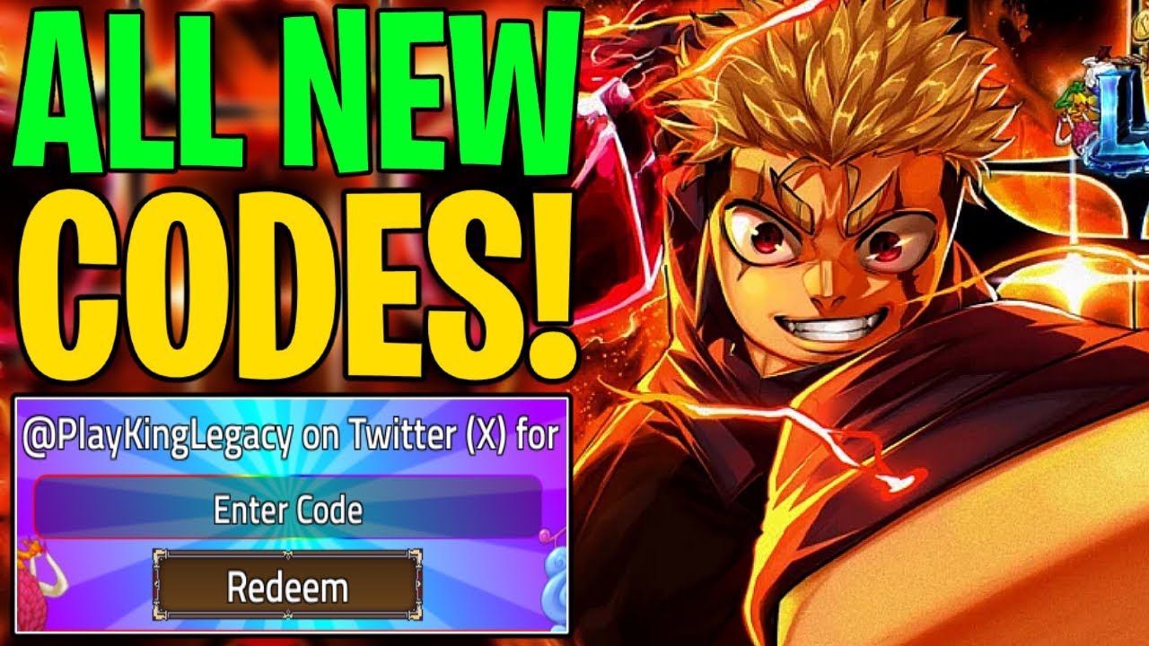 KING LEGACY CODES ROBLOX – All New Working Codes! - YouTube