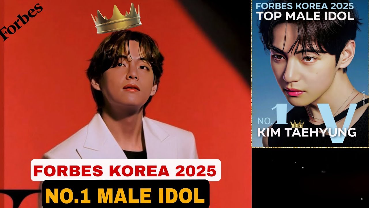 РЕКОРДНОЕ ДОСТИЖЕНИЕ! Ким Тэхён признан мужским айдолом №1 Forbes Korea в 2025 году