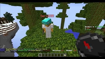 Lots and lots of hackers on Mineplex The Bridges