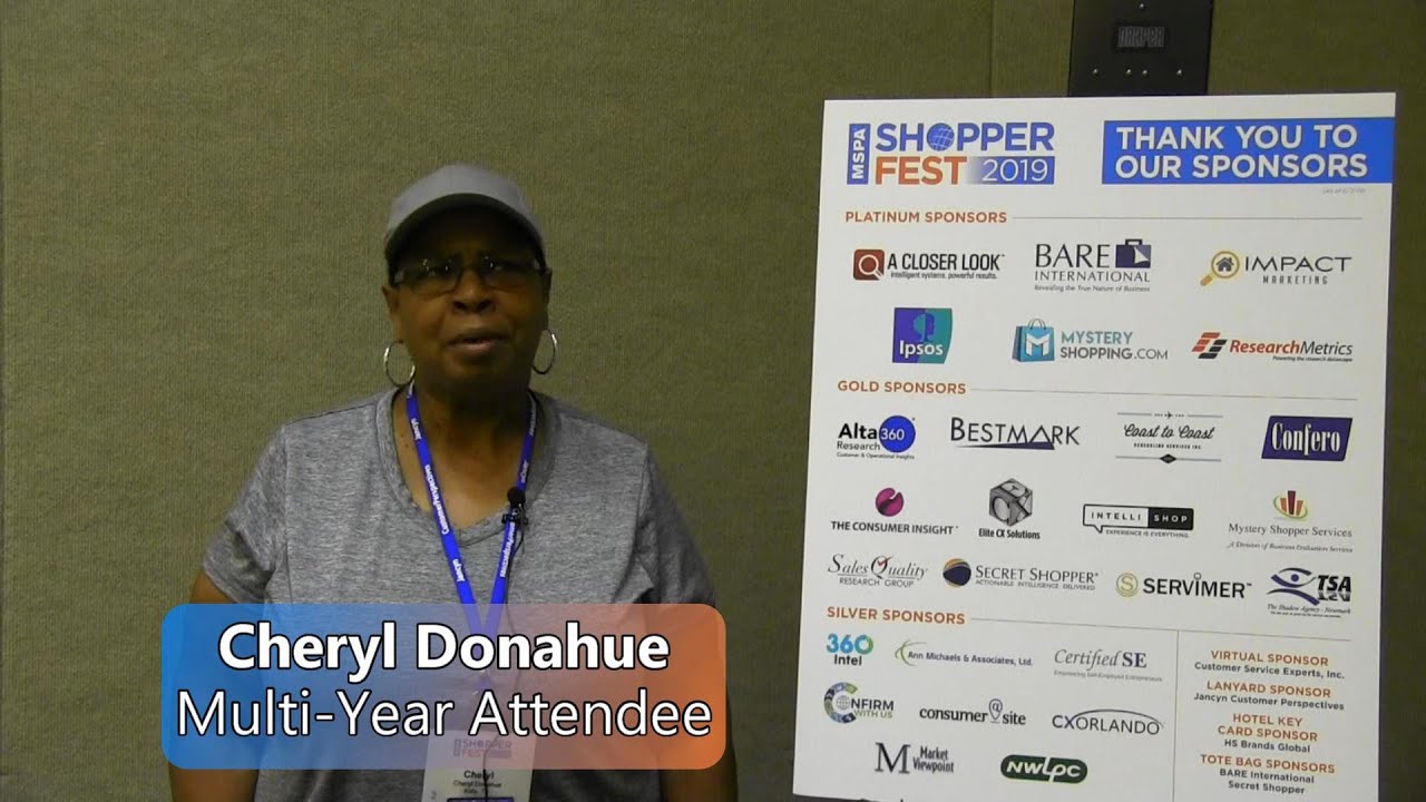 ShopperFest Memories with Cheryl Donahue YouTube