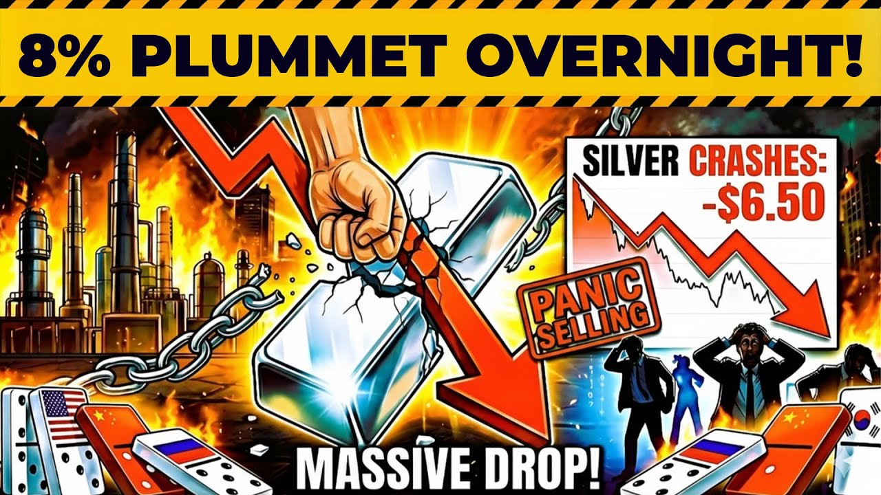 Silver Plummets 8% Overnight – The Liquidity Crisis Hits Hard | Silver News