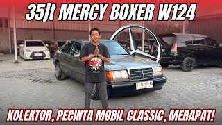 MERCY BOXER W124 300E || REVIEW FOR SALE || AFFORDABLE CAR FOR SALE || GARASI NAP