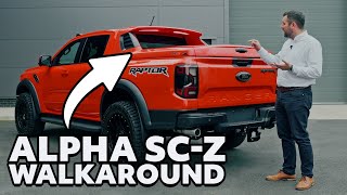 2023  Ford Raptor Alpha SC-Z Sports Tonneau Cover Walkaround & Demonstration