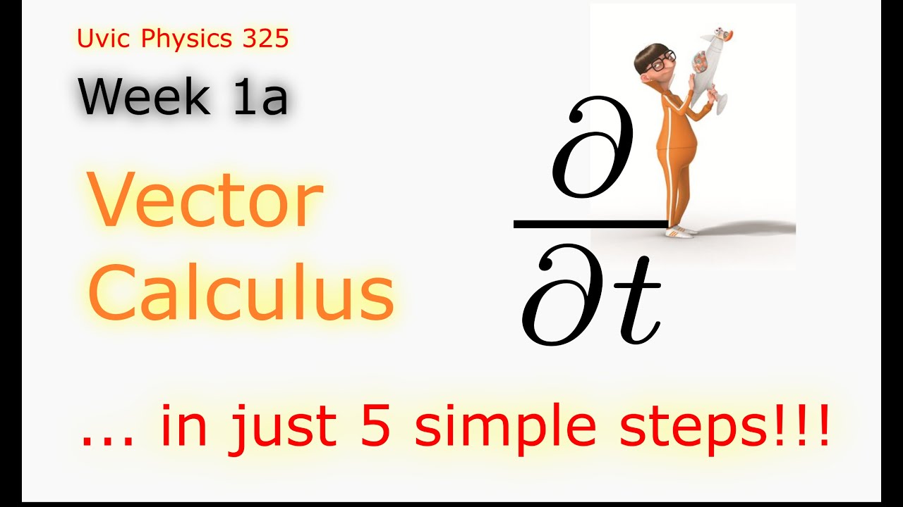 Vector Calculus ... in 5 easy steps! (UVic Optics week 1a)