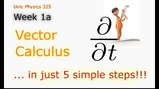 Vector Calculus ... in 5 easy steps! (UVic Optics week 1a)