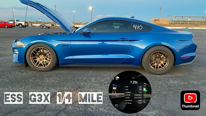 SUPERCHARGED 10R80 Mustang 1/4 mile pass! ESS G3X