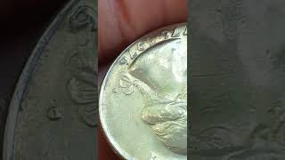 Digan si es ddo y ddr letras duplicadas Quarter Dollar 1976 (D) de la casa de Denver