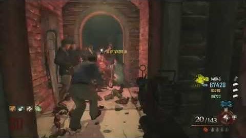 The CAGE Challenge Strategy in Mob of the Dead - 2 RAY GUNS - Black Ops 2 Zombies