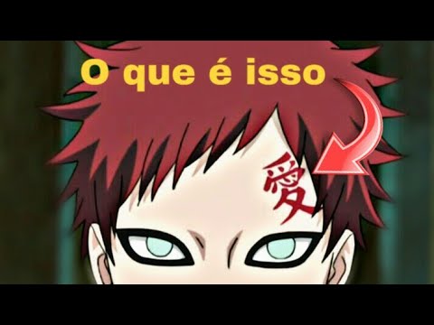 significado da marca na testa do gaara #naruto #gaara #nerd #anime #an