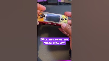 Will This Game Boy Micro Turn On?