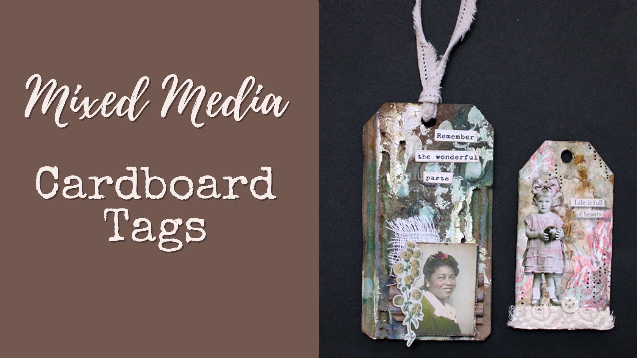 Mixed Media Cardboard Tags