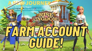 How to create a Farm Account - Step by step guide! | Rise of Kingdoms