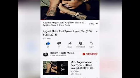 August Alsina Ft.Tyree-I Need you Ft.Elaine👑👑👑2017-2018-2019-2020-2021😇