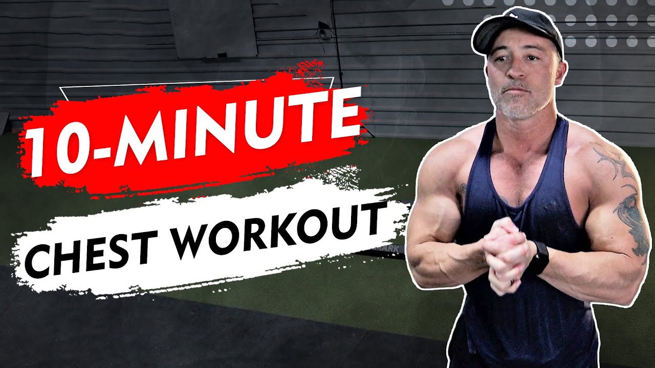 10 Minute INTENSE🔥 Chest Workout (FOLLOW ALONG) YouTube