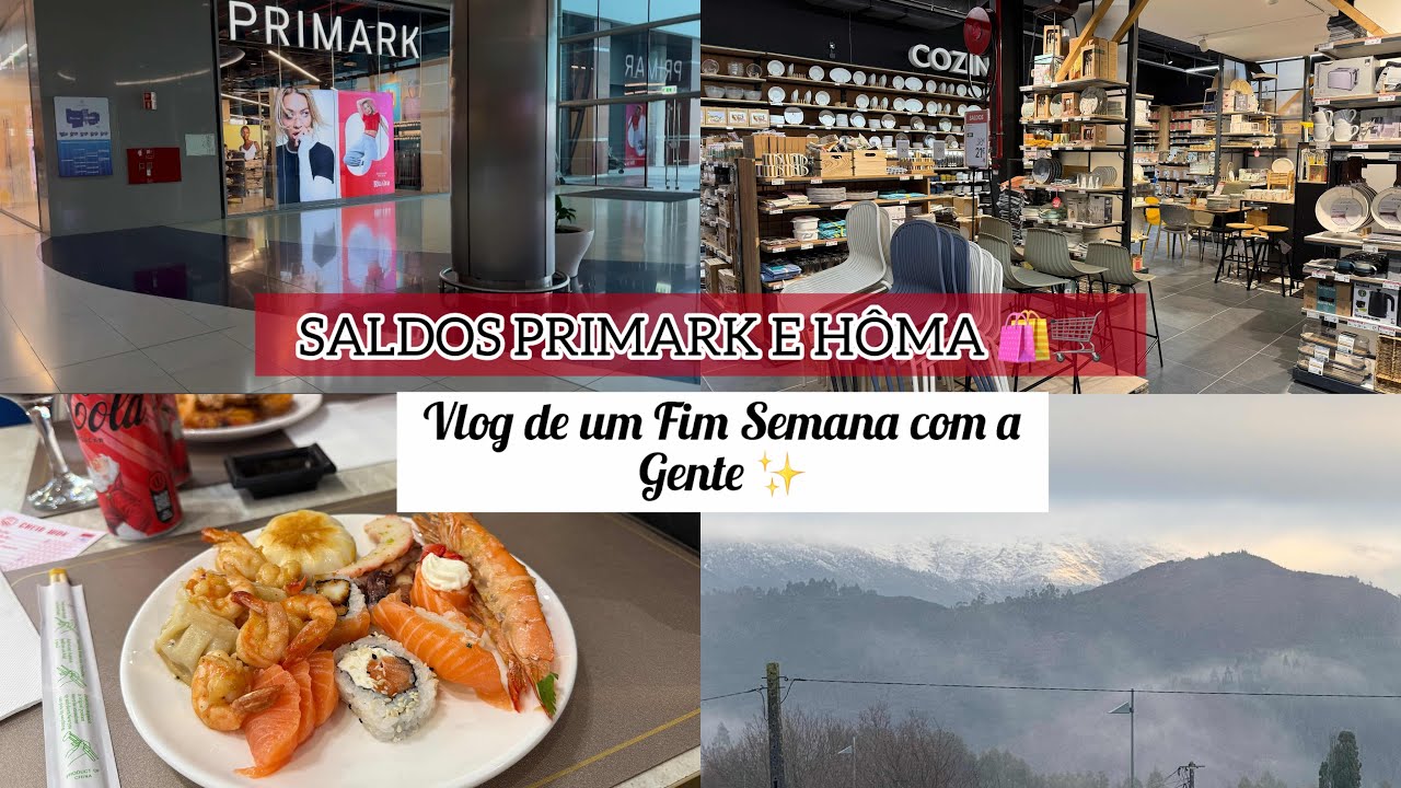 NOSSO FIM DE SEMANA | RECEITA DE CHEESECAKE | SALDOS DE INVERNO EM PORTUGAL 🇵🇹 | BUFFET SUSHI 🍣 