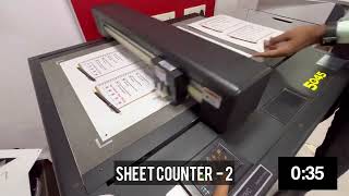 Vulcan Flatbed fastest digital die cutting Ashwin Enterprises FC500VC Flatbed Cutting Machine
