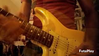 Steve'on Deep Purple ,Mistreated Intro Solo Improvvisation - Raw Phone Audio/Video -No Backin Tracks